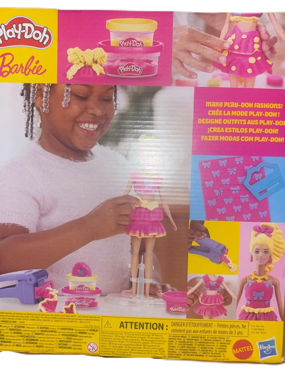 Play-Doh Barbie Ruffles & Bows Playset Pink